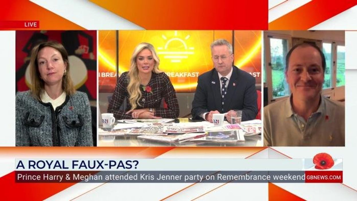 'Nothing wrong!' GB News guest defends Prince Harry and Meghan Markle partying on Remembrance weekend