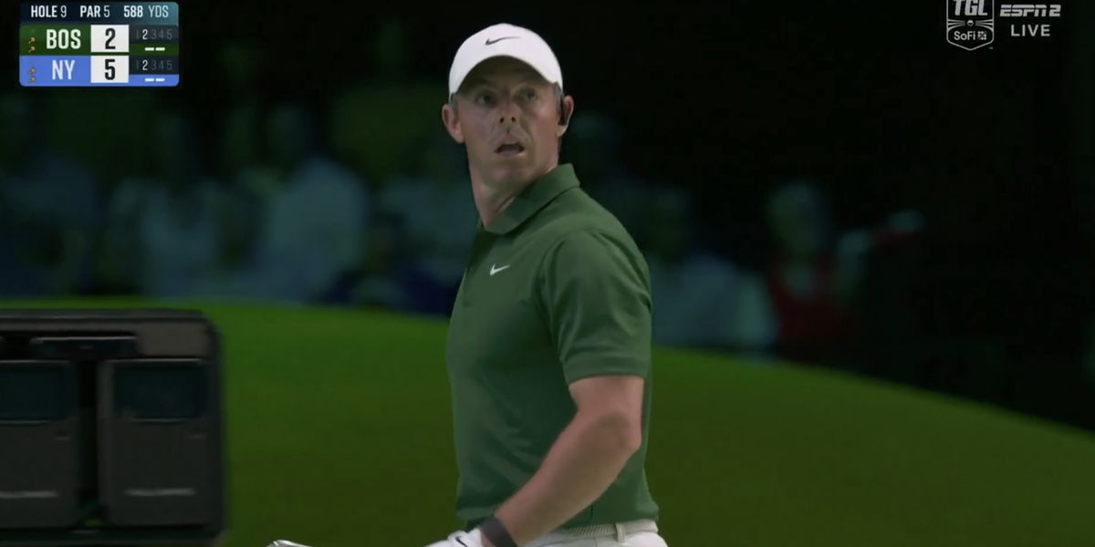 NextImg:Rory McIlroy brutally mocked over US Open despair after missed putt by TGL rivals