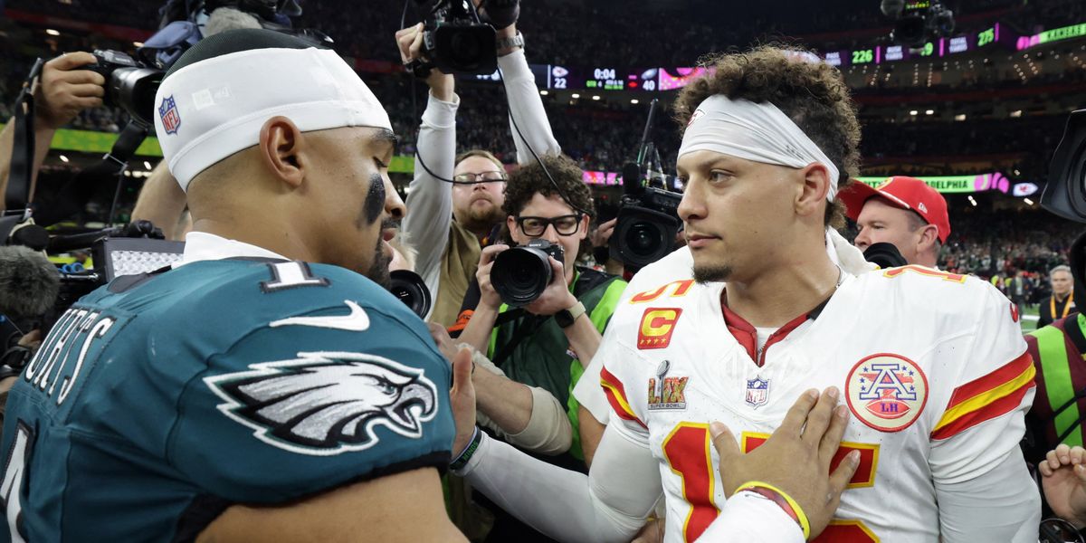 NextImg:Super Bowl fans share Patrick Mahomes theory as Kansas City Chiefs suffer annihilation