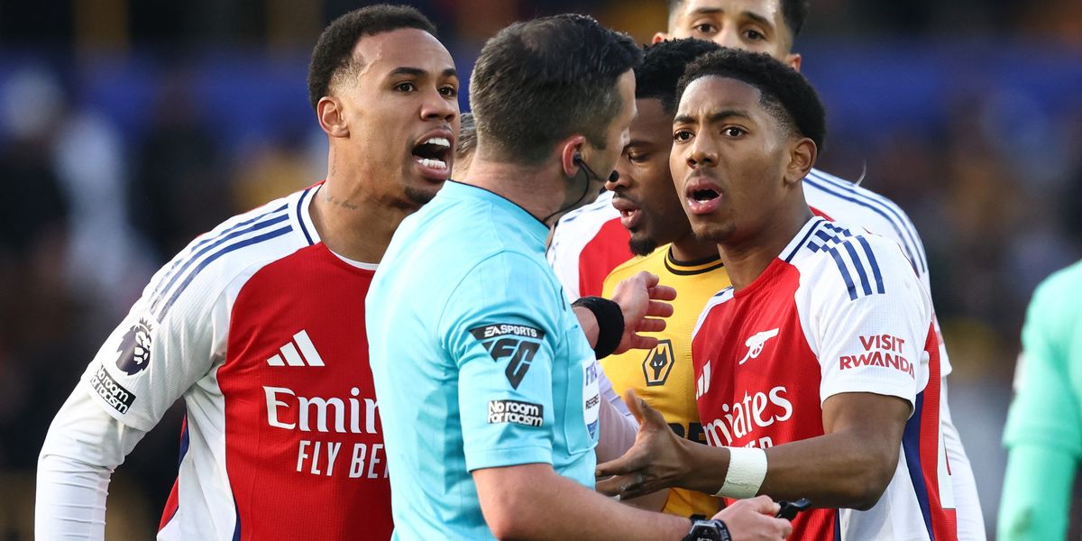 Myles Lewis-Skelly's red card branded 'disgraceful' as Mike Dean defends Michael Oliver decision