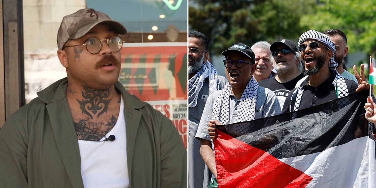 NextImg:'I think it’s awesome!' Sneering leftie celebrates 'Death to America' chant as Muslims take over his city