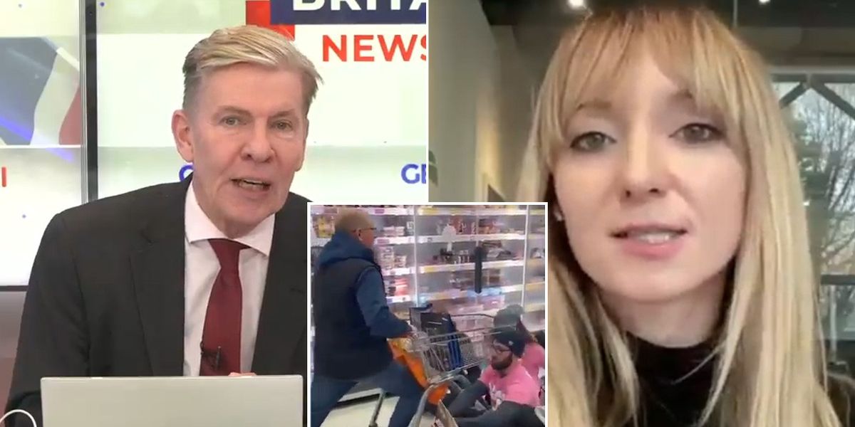 NextImg:Vegan activist torn apart by Andrew Pierce after staging supermarket protest: ‘You’re alienating them!’