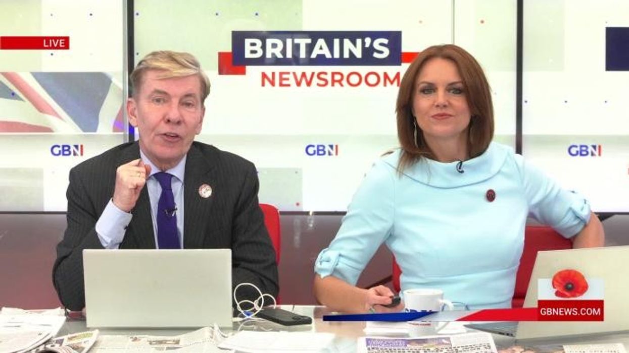 Andrew Pierce visibly moved as veteran's charity awards GB News host with special honour