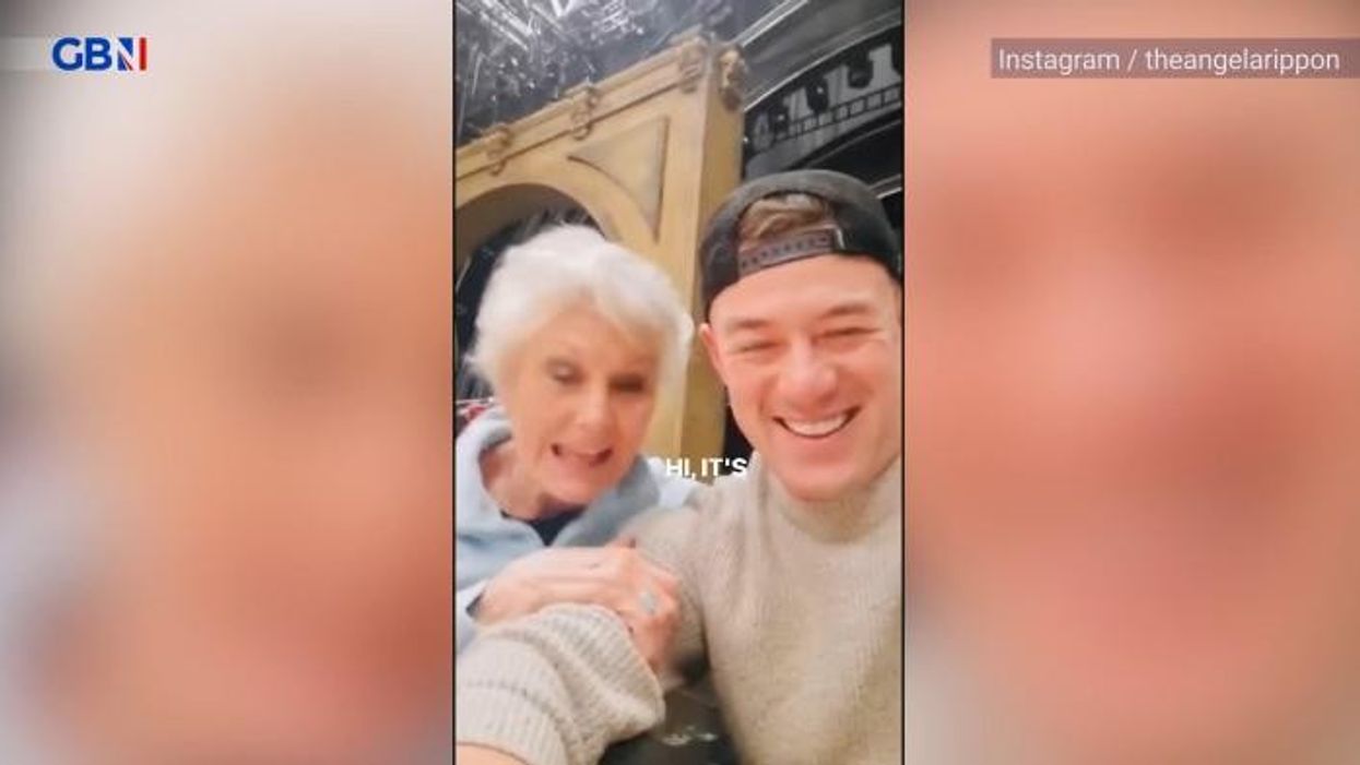 Angela Rippon sparks frenzy as she shares peek at BBC Strictly return after reuniting with Kai Widdrington