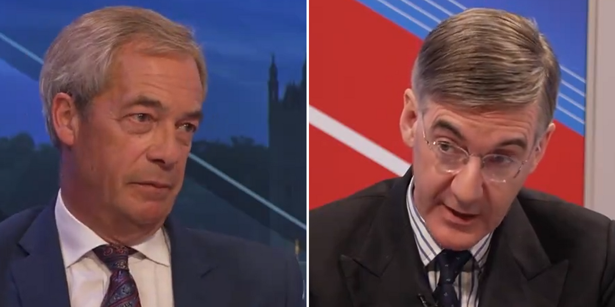 NextImg:Farage trashes Rees-Mogg’s Reform UK plan as pair lock horns: ‘Absolute BETRAYAL!’
