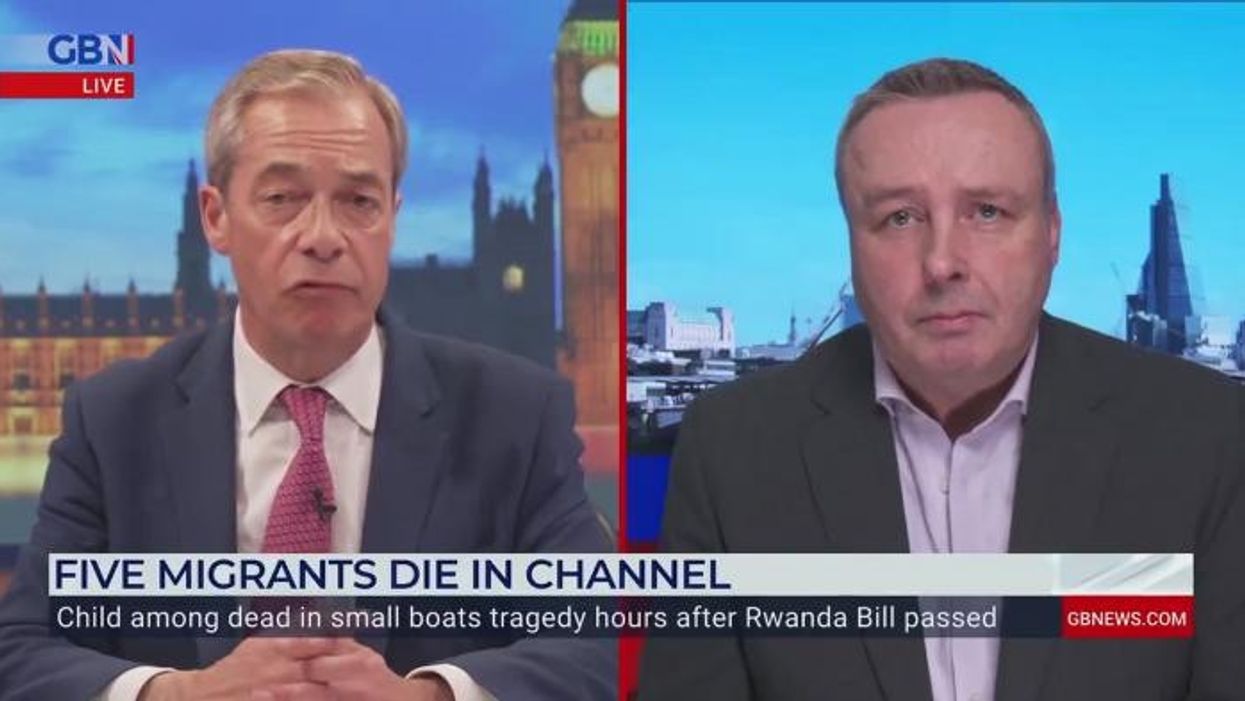 ‘Working for the traffickers!’ Nigel Farage blasts French Navy as migrant boat reaches England despite deaths on board
