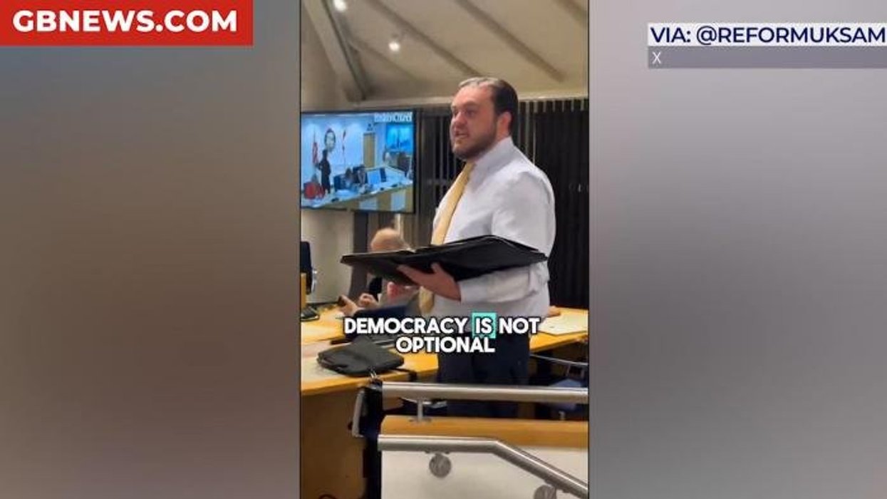 'Democracy is NOT optional!' Council meeting spirals out of control as Reform councillor battles Labour 'dictator' over election delay