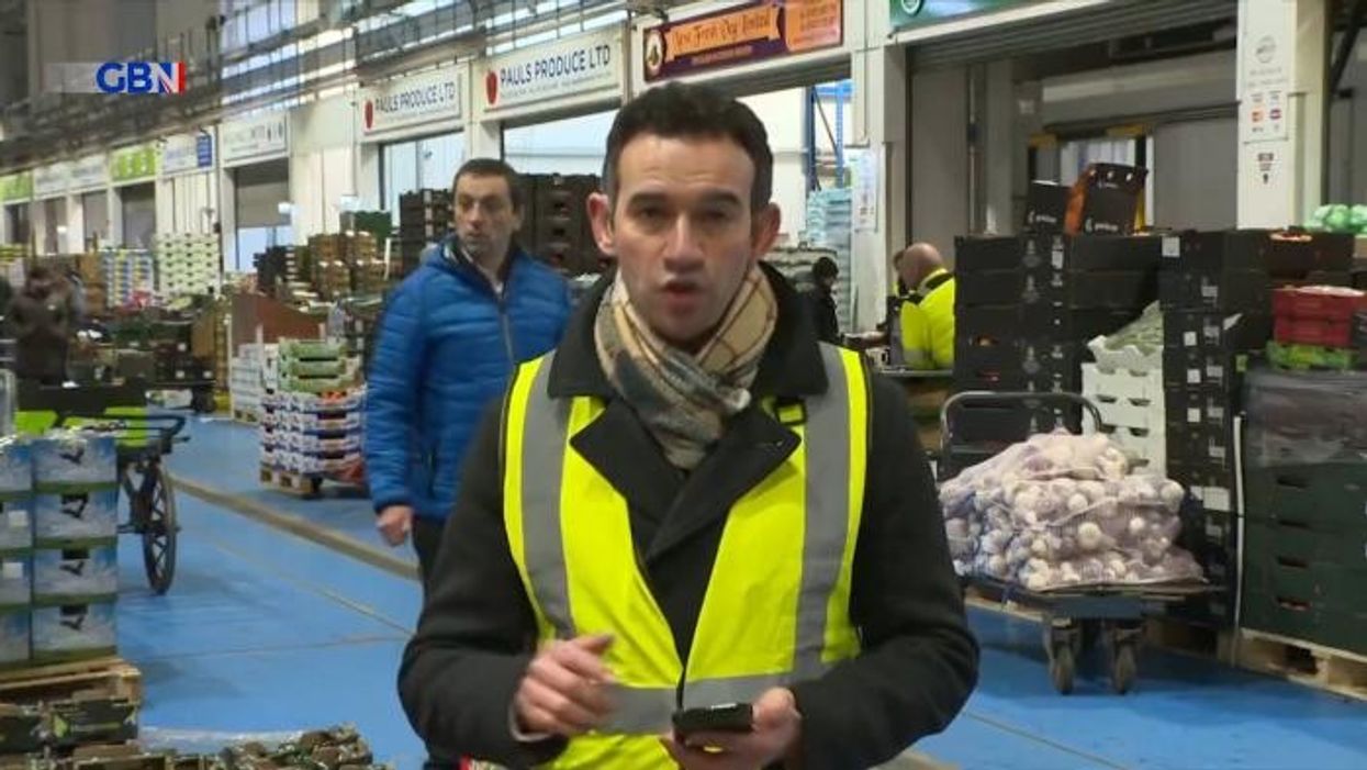 BBC embarrassment as reporter mistaken for market worker mid-broadcast: 'I don't work here!'