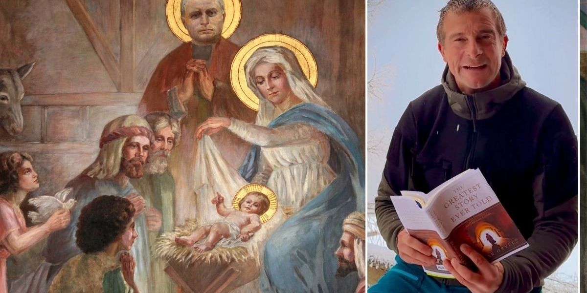 NextImg:'New level of stupid!' Bear Grylls blasted after 'nonsense' Christmas reading labels Jesus as a 'Palestinian refugee'