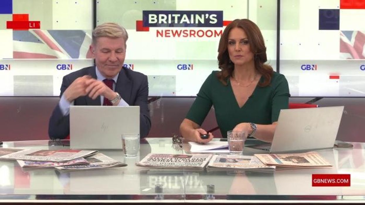 GB News hosts pay tribute to 'trooper' Eamonn Holmes following on-air fall: 'He's amazing!'