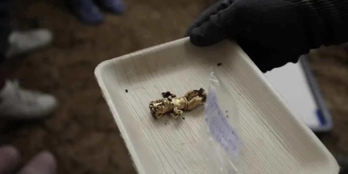 NextImg:Gold-filled ancient tomb uncovered with human sacrifices so 'loved ones wouldn't be lonely in afterlife'