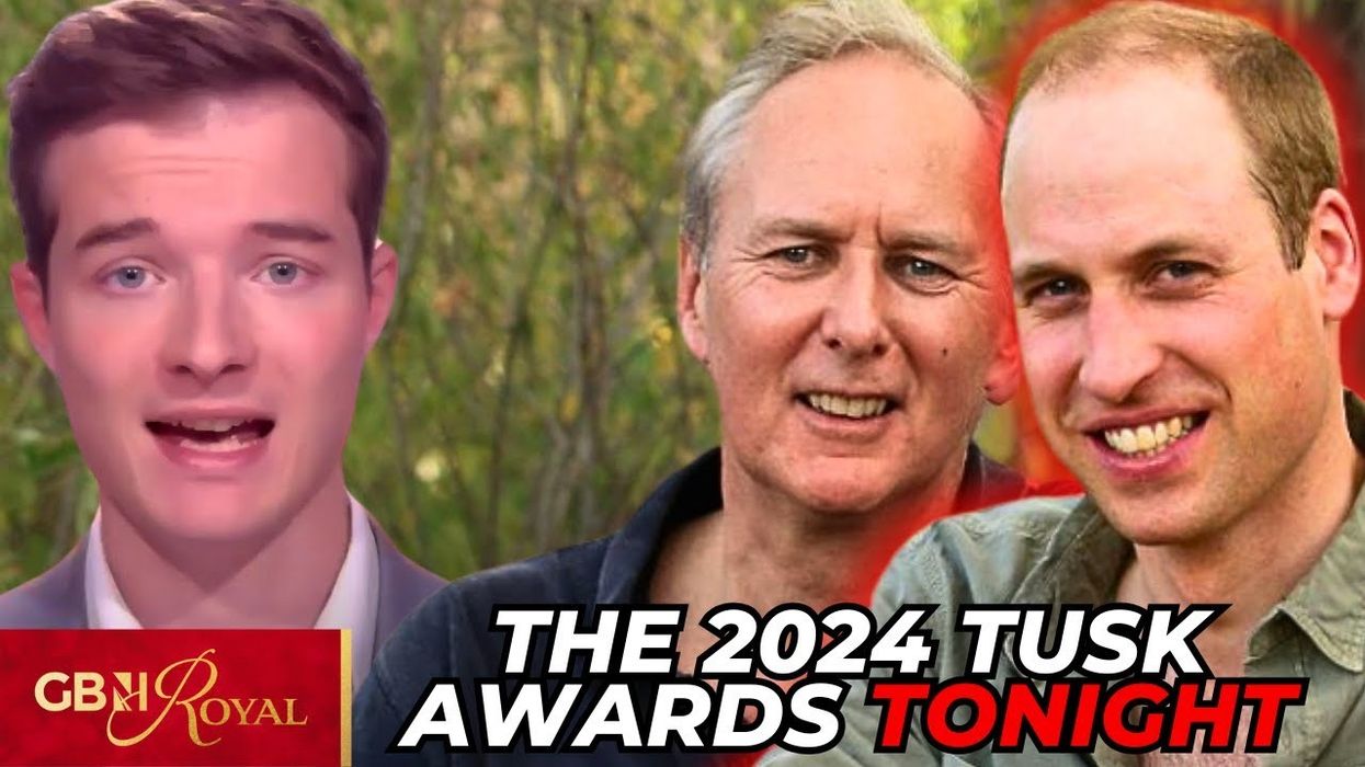 Prince William shows off full beard at glitzy awards show as Princess Kate stays home