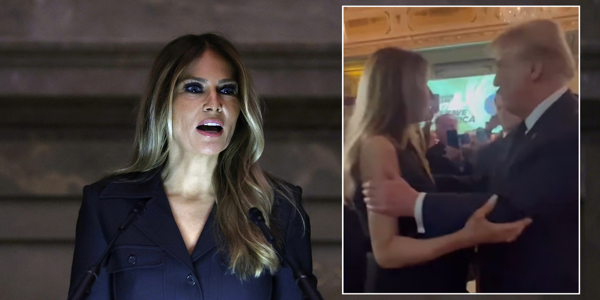 NextImg:Melania Trump 'quiet' as she makes first public appearance since mother's death