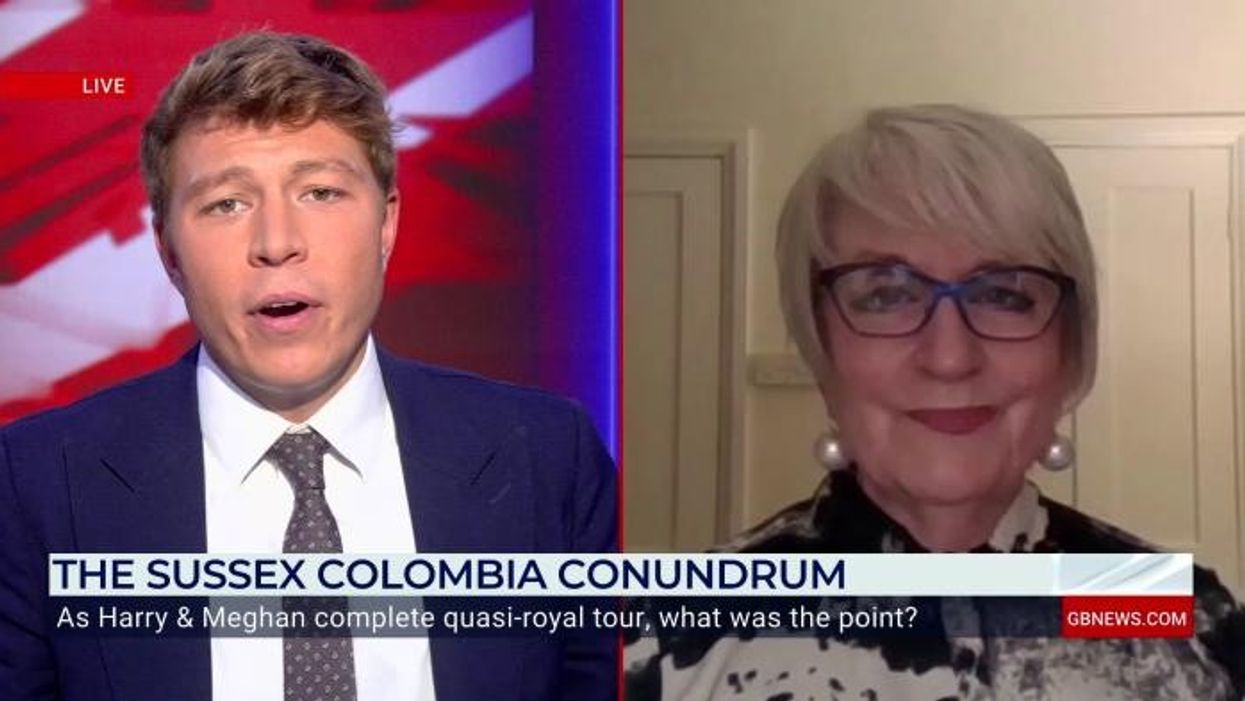 Harry and Meghan are 'exploiting the gap on the royal balcony' with Colombia tour: 'Sussex brand is tanking!'