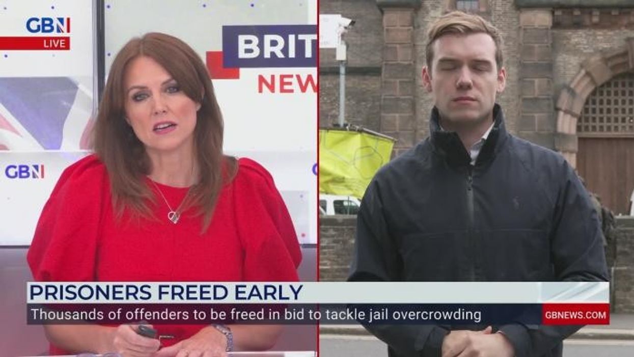 ‘Party at HMP Wandsworth!’ Champagne bottles and joints as crowds wait for early release prisoners