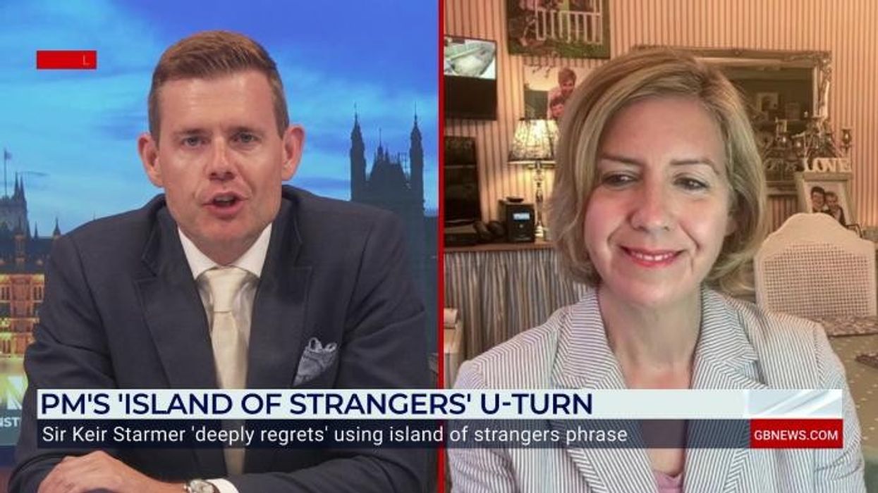 Dame Andrea Jenkyns takes aim at 'globalist' Keir Starmer after 'island of strangers' U-turn: 'He's a liar!'