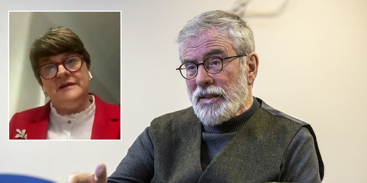 NextImg:Arlene Foster sends desperate plea to Labour as PM paves way for Gerry Adams compensation: ‘Absolutely wrong!’