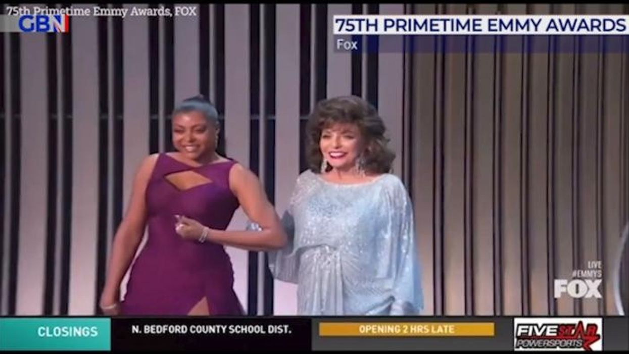Dame Joan Collins, 90, distracts Emmy Award viewers with 'ageless' appearance: 'Not changed at all!'