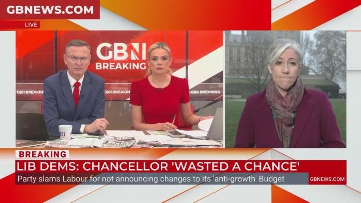 'It's happening now!' Daisy Cooper scolded for 'playing semantics' in GB News clash over Keir Starmer