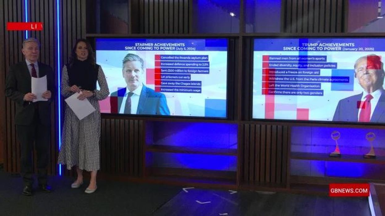 COMPARED: Donald Trump's first 45 days in power v Keir Starmer's first 8 months - who do YOU believe has achieved more?