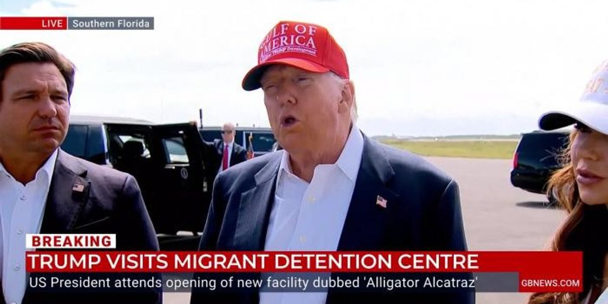 NextImg:WATCH: Donald Trump hails 'fantastic' detention centre as he visits 'Alligator Alcatraz' in Florida