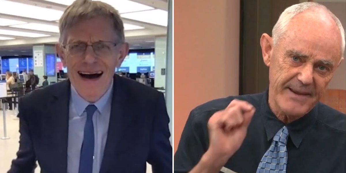 NextImg:Climate activist RAGES at Simon Calder’s gas-guzzling flights in frosty GB News row:
