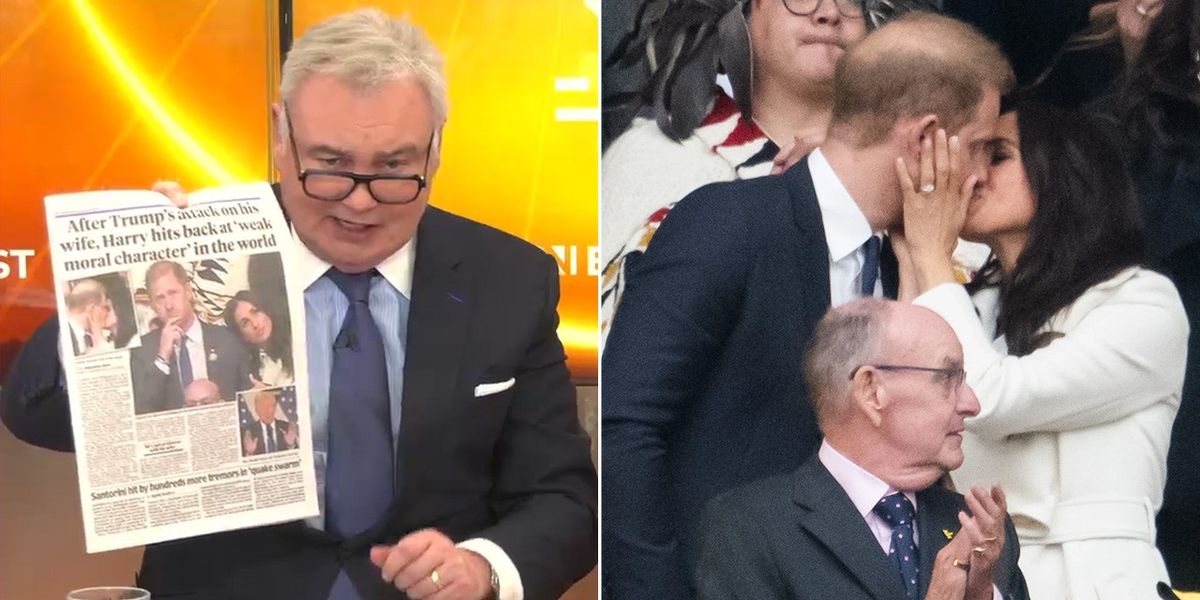 NextImg:Eamonn Holmes tears into Meghan Markle's 'acted out' public display of affection towards Prince Harry in blistering rant