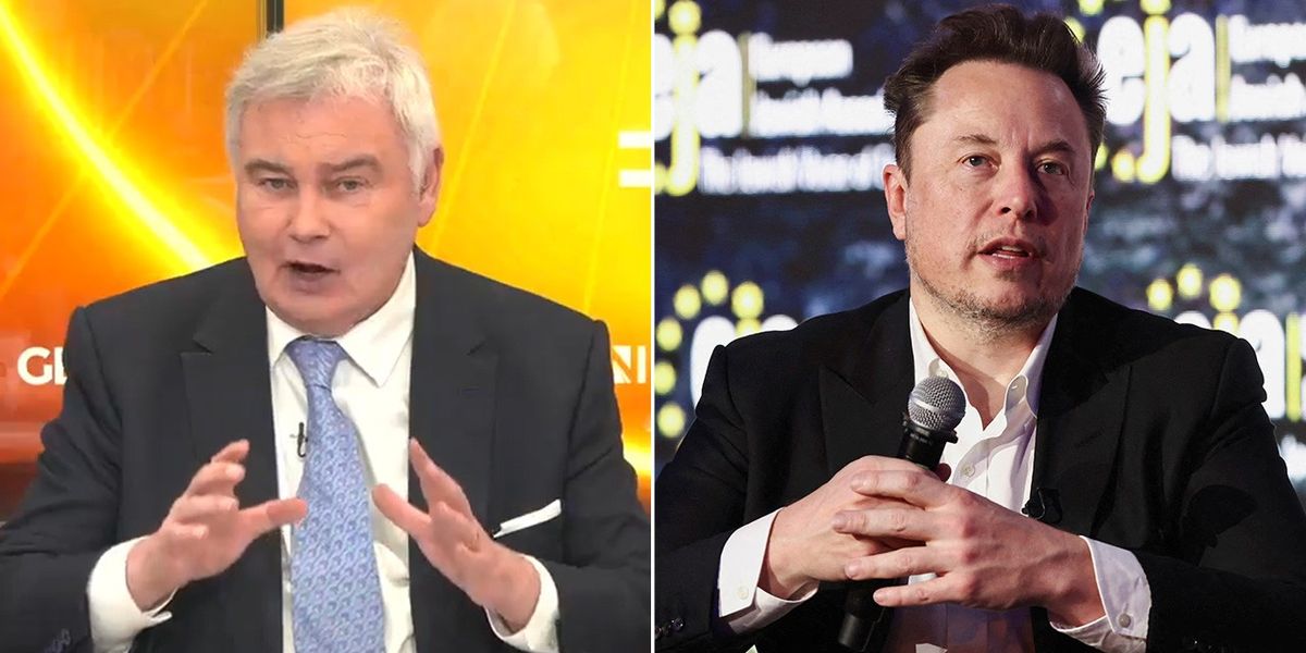 NextImg:Elon Musk torn apart by Eamonn Holmes after taking aim at Nigel Farage: 'Epitome of a Bond villain!'
