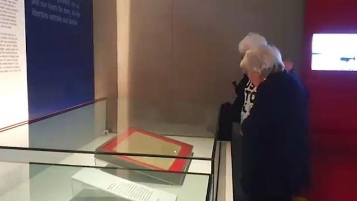 Just Stop Oil protesters in their EIGHTIES target the Magna Carta in new eco-protest