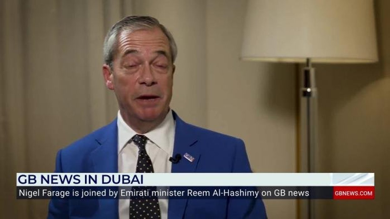 'The city's booming!' Emirati minister tells Nigel Farage why so many Britons are flocking to Dubai