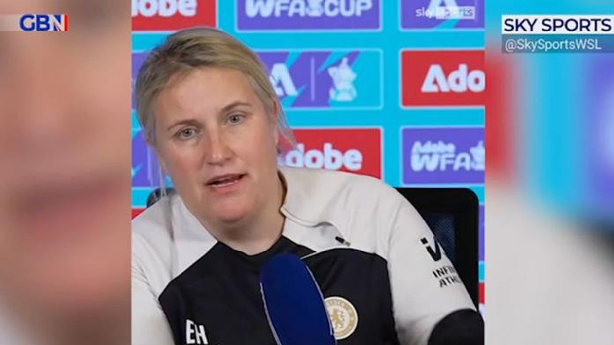 Emma Hayes reads out poem in bizarre press conference after Chelsea boss made 'irresponsible' comment