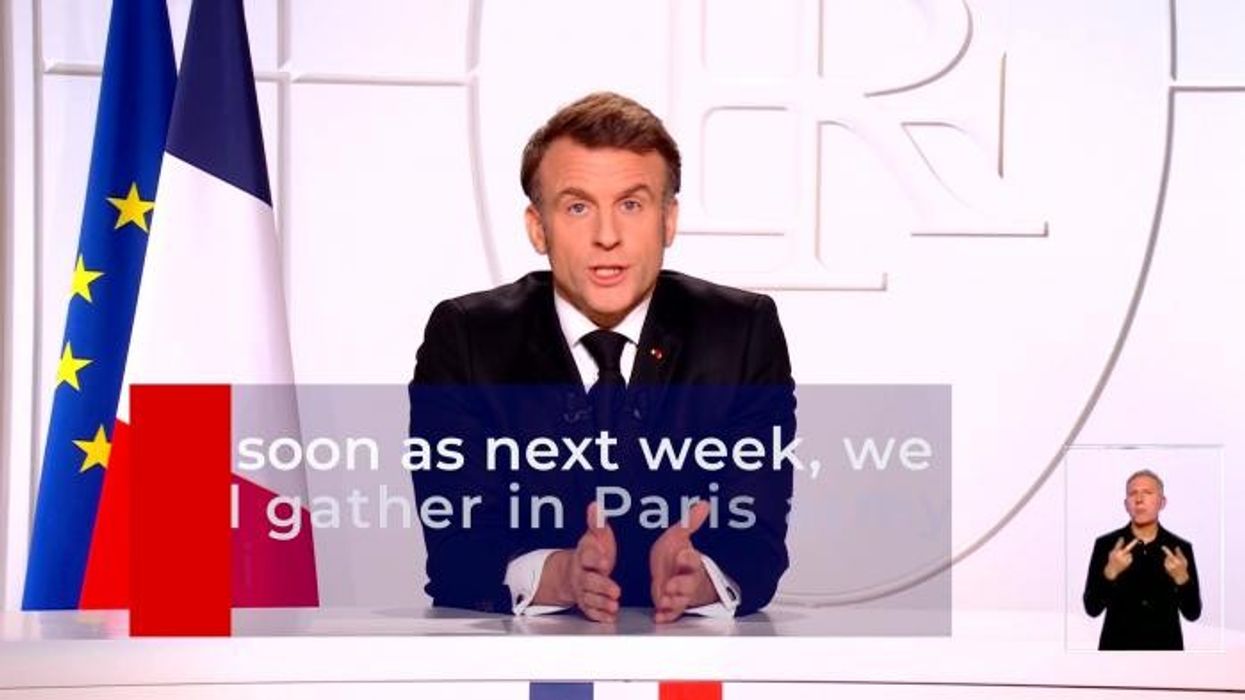 Emmanuel Macron issues Vladimir Putin war warning as Nato threatens to unleash 'full force' if Russia attacks