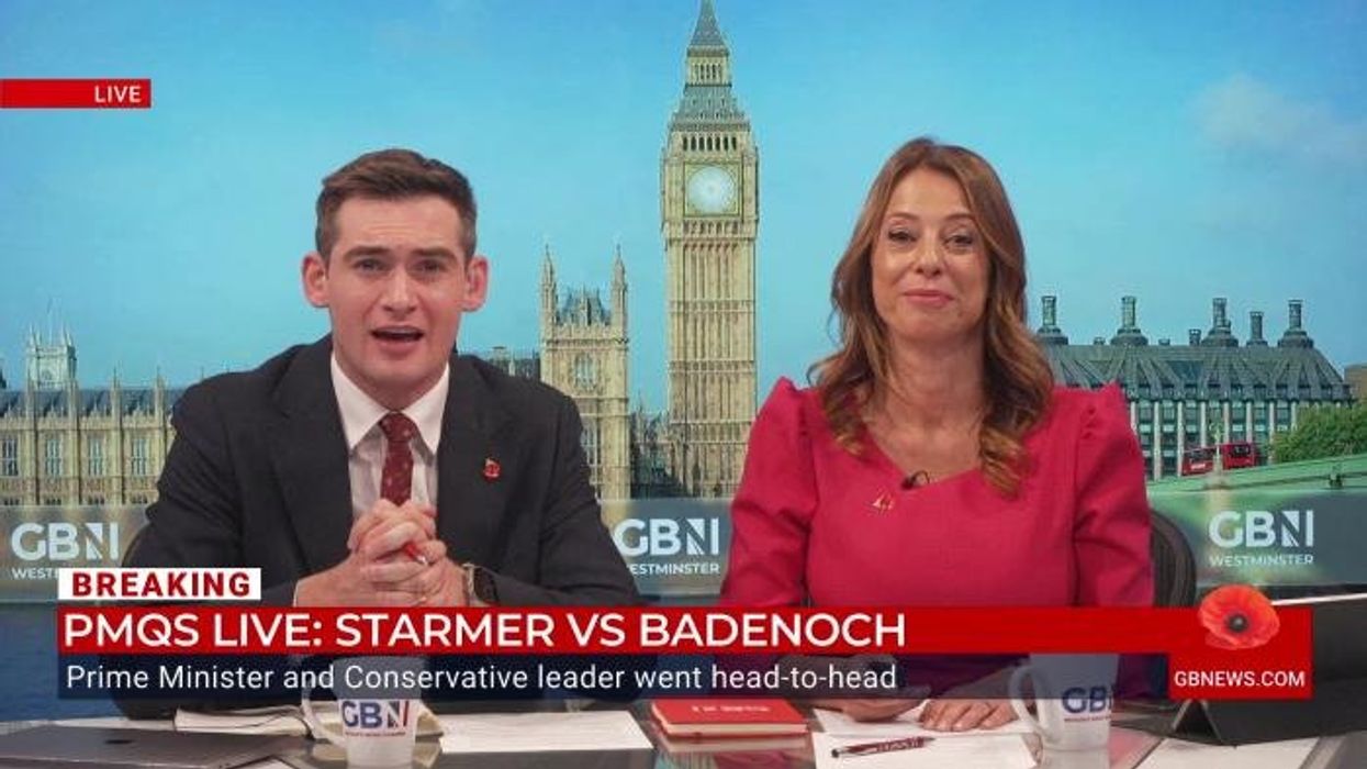 ‘Goodness me!’ Watch as explosive row erupts on GB News as MPs clash over Keir Starmer’s PMQs remark