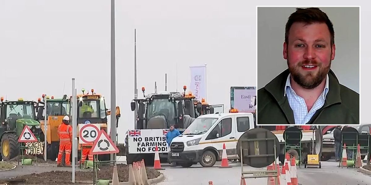 NextImg:Starmer handed fresh farmer headache as PM is met with tractor blockade: 'We will NOT stop!'
