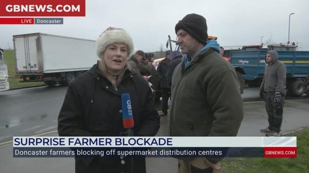 'It's unfair!' Farmer despairs at Labour's inheritance tax raid as protesters BLOCK supermarket food supplies