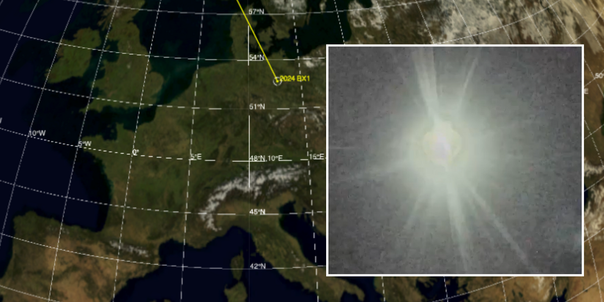 NextImg:Asteroid bursts into FIREBALL while on 'imminent collision course with Earth'