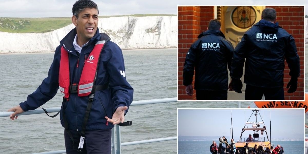 NextImg:‘Bad news!’ Sunak faces yet another Channel crossing blow as ‘bombshell’ figures show staggering drop in NCA officers