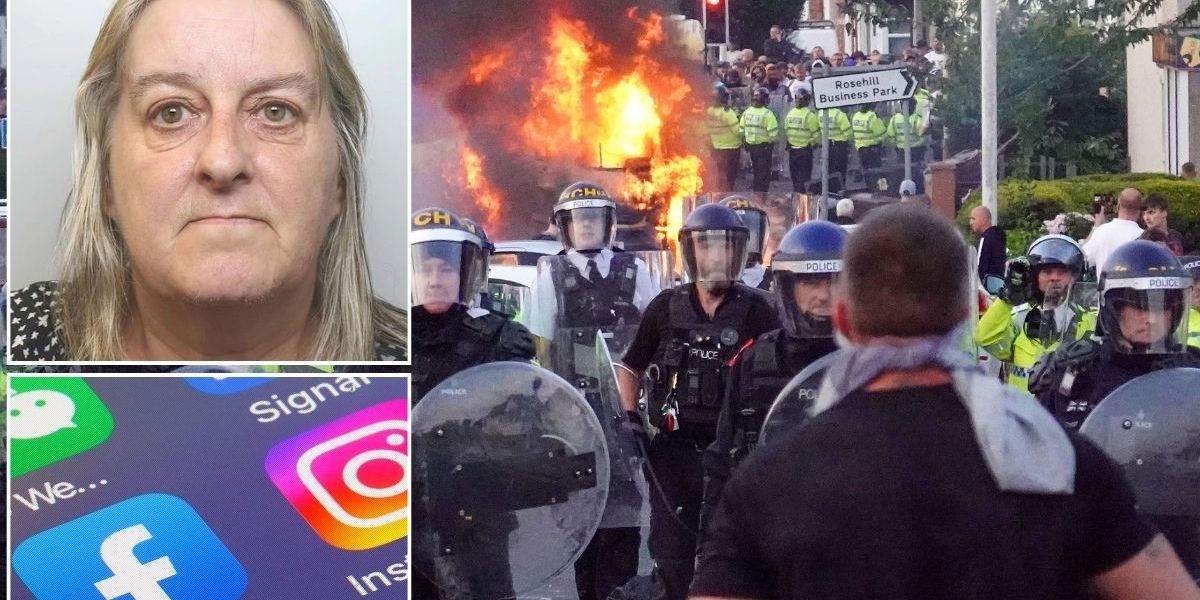 NextImg:'Two-tier justice?' Grandmother jailed over Facebook post denied parole as Southport rioters walk free