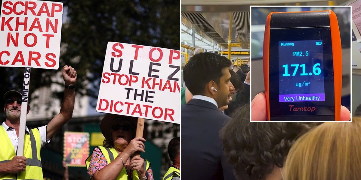 NextImg:Ulez one year on: Sadiq Khan plans force more onto 'unhealthy' polluted tube network