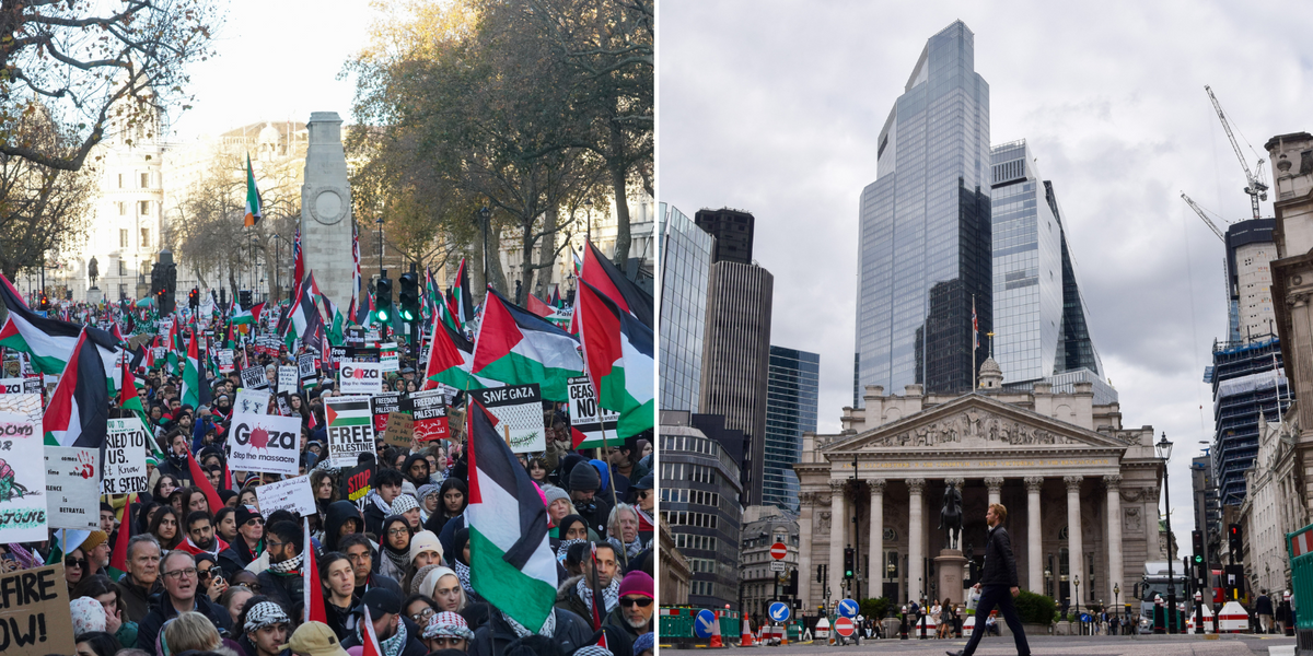 NextImg:Palestine activists plot to 'shut down' London Stock Exchange TOMORROW in latest bid to wreak havoc