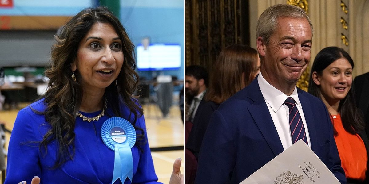 NextImg:Reform UK 'would love' Suella Braverman to defect from Tories after 'losing support': 'Not a good look!'