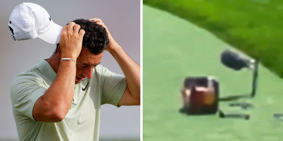 Rory McIlroy slammed for 'temper tantrum' after smashing up tee box in ...