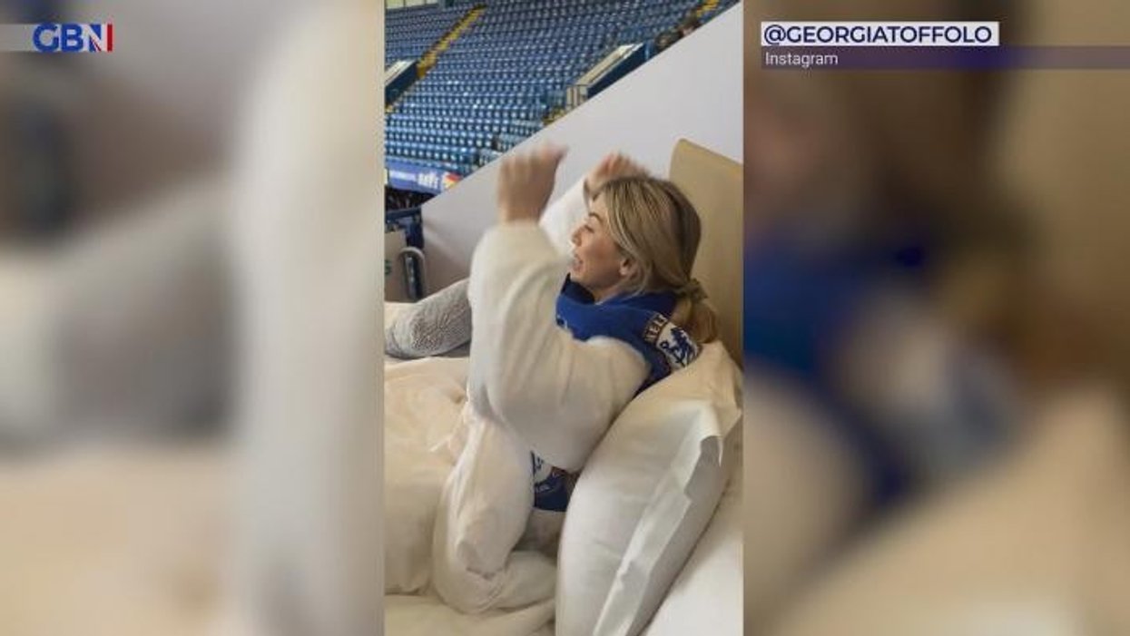Chelsea spark fury as Georgia Toffolo given BED in Stamford Bridge to watch crunch game: 'Posh f*****y!'