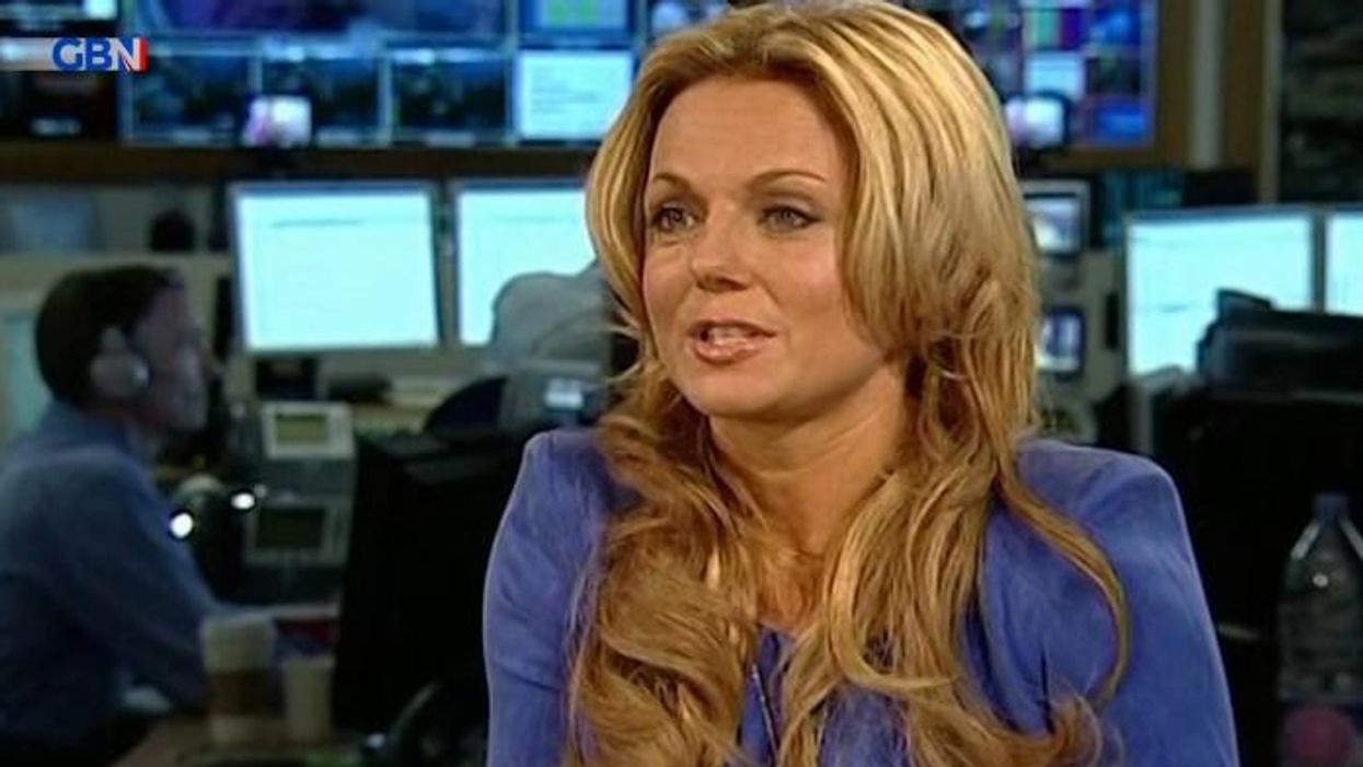 Geri Halliwell lands in Bahrain on private jet and puts on brave face after Christian Horner leaked messages