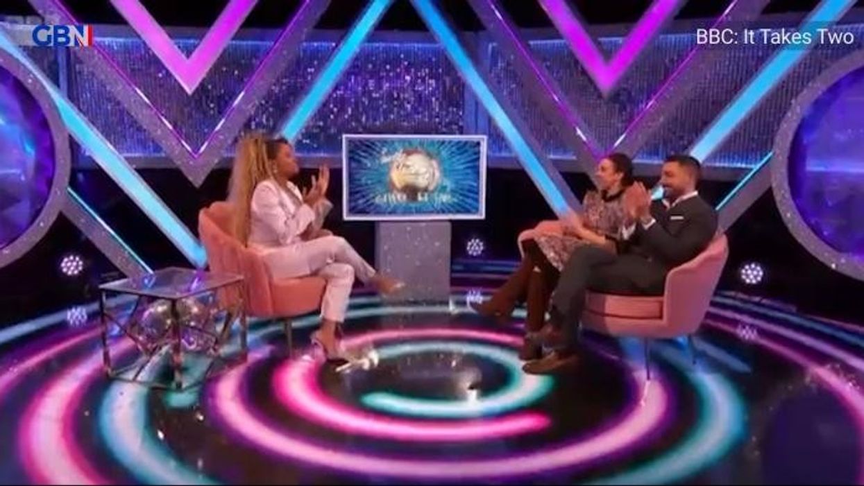 Giovanni Pernice looks uncomfortable as he reacts to 'rumours' probe in final joint Amanda Abbington interview