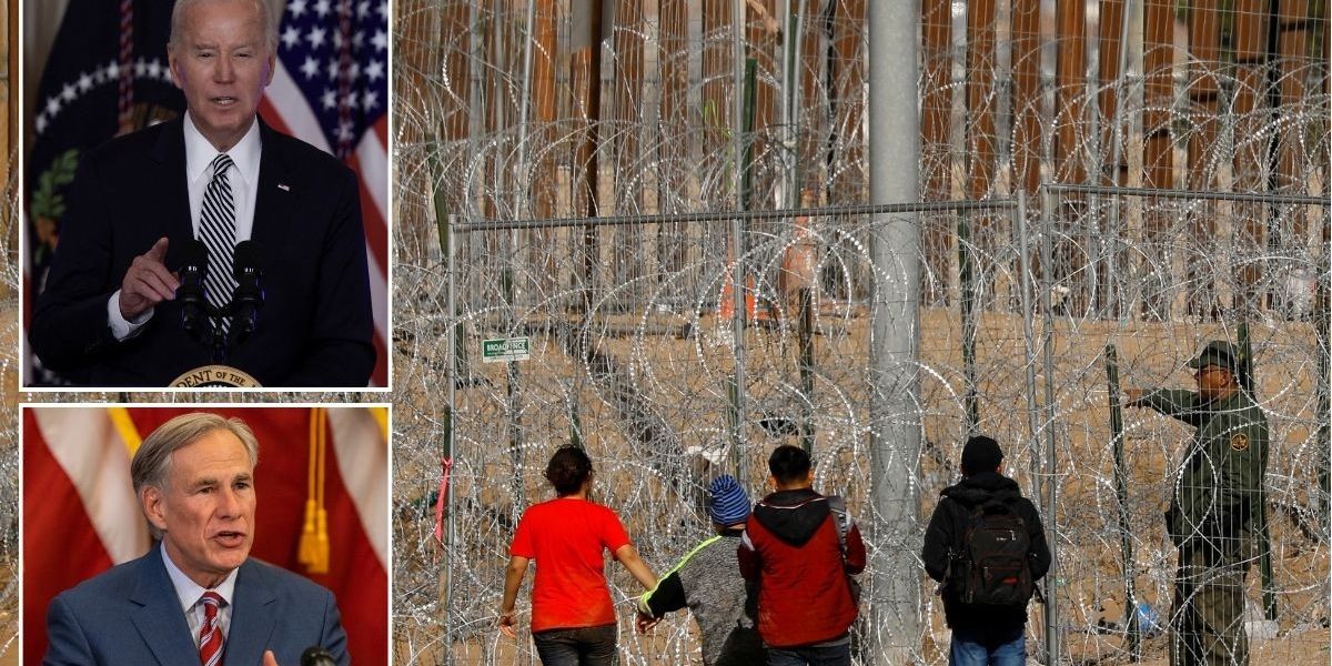 NextImg:US migrant crisis GROWS as now HALF of all Governors side with Texas against Biden