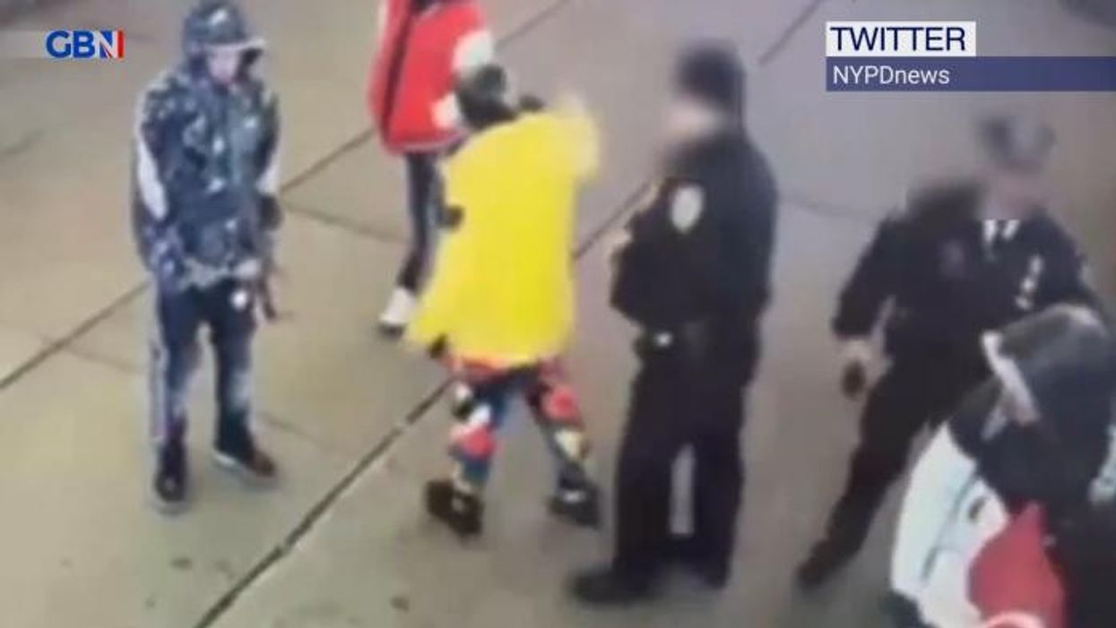 Migrant accused of beating up NYPD officers bailed by CHURCH while they await trial