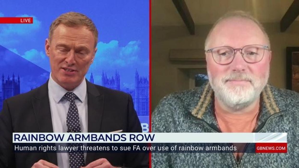 FA accused of being part of an 'axis of evil' amid latest row over rainbow armbands: 'Kick Stonewall out of football!'