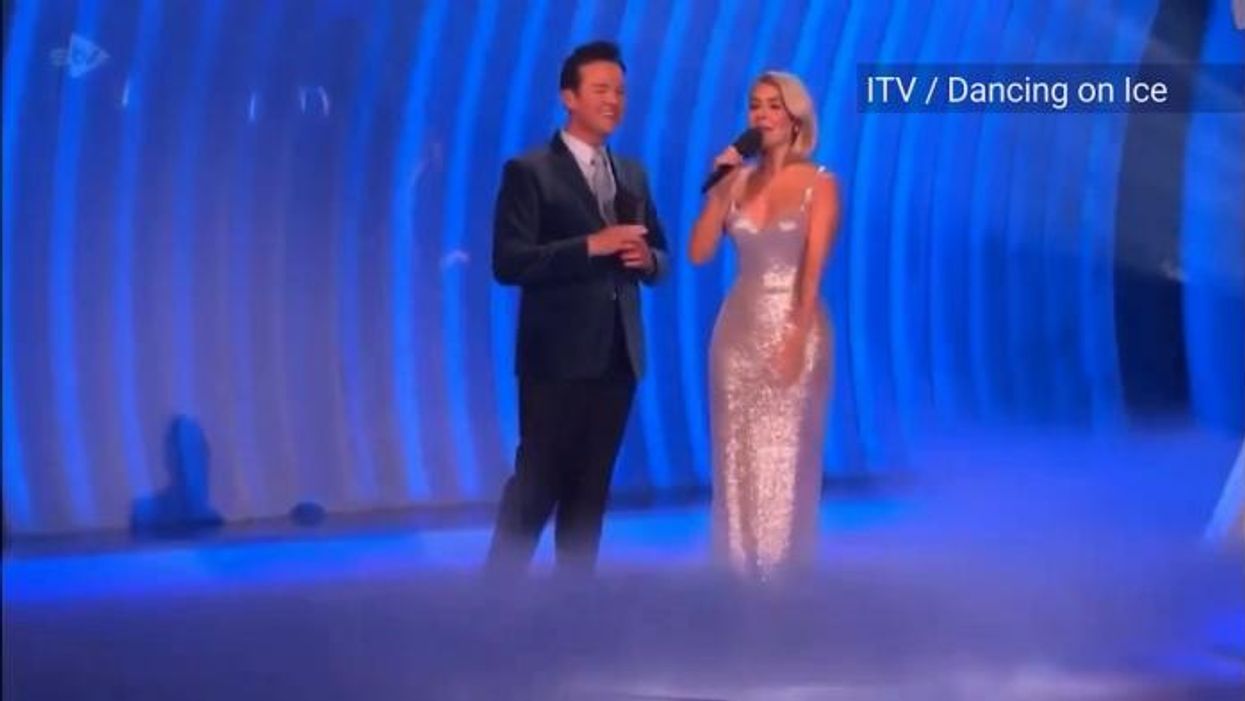 Holly Willoughby sparks concern moments into Dancing on Ice return as fans spot distracting voice feature