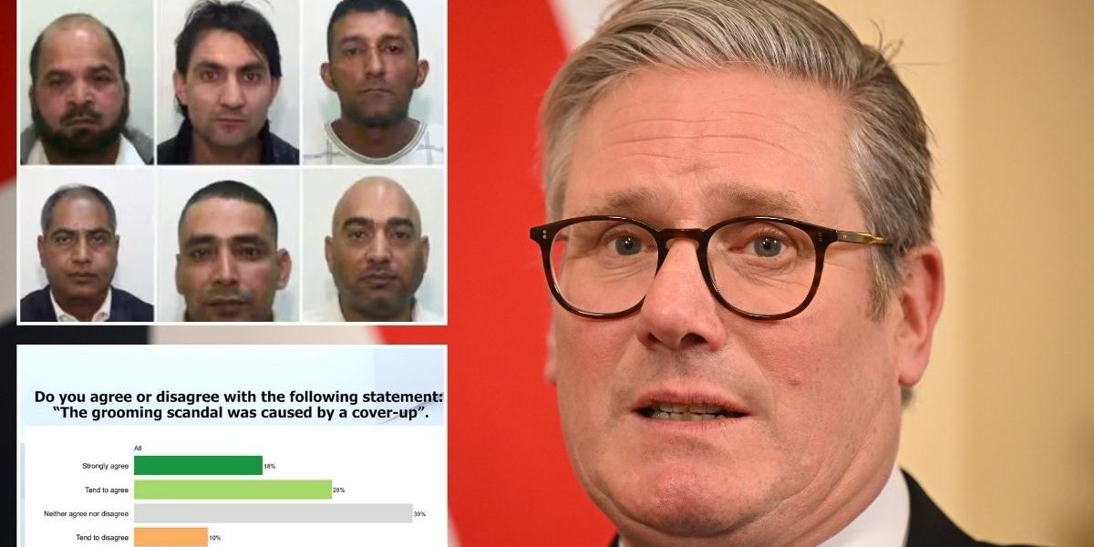 NextImg:Even Labour voters see grooming gangs scandal as COVER-UP, new poll shows